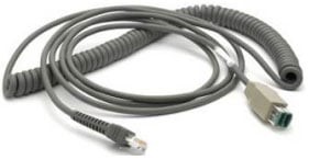 Connection cable, powered-USB, 4.5 m, coiled