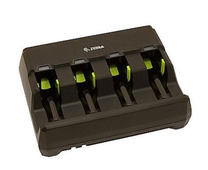 Zebra battery charging station, 4 slot