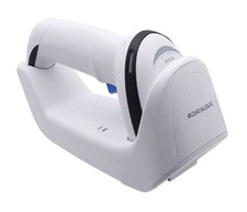 Datalogic Gryphon GBT4200 Barcode Scanner Cordless, Bluetooth 4.0 (BLE), 1D, 400 scans/sec, 100m, IP52, White, Disinfectable image