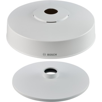 Bosch NDA-7050-PIPW Mounting Plate - Signal White, Aluminum; Polycarbonate