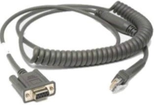 Cable: RS232 (5V signals), Gilbarco terminal, black, DB9 Female, 3m (9.8´), straight