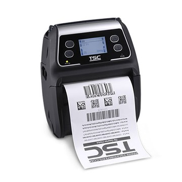 TSC Alpha-4L Mobile Thermal Printer, 203 dpi, Bluetooth, USB, Wi‑Fi