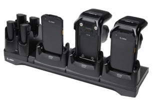 Zebra charging station, 3 slots