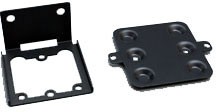 pcProx Black Flat & Angle Mounting Brackets