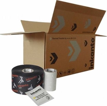 Armor APR 5R, Thermal Ribbon, Dark Red, Wax/Resin, 106mm x 350m, Coated Side Out (CSO), (10 per box)