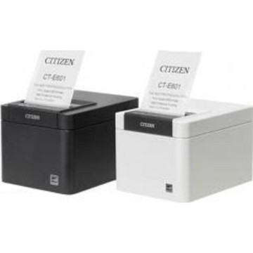 Citizen CT-E601, USB, USB Host, 8 dots/mm (203 dpi), cutter, black