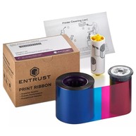 Entrust 525100-004 YMCKT Colour Ribbon (500 Prints) image