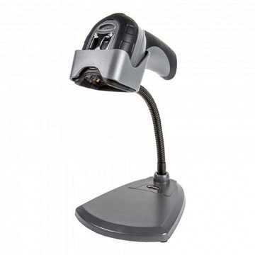 Code Barcode Scanner CR6000, industrial, handheld, rugged 2D/DPM area imager, dark gray. Includes: 6 ft straight USB cable, stand.