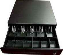 Black cash drawer 425 x 450 x 100 mm, RJ11 connection (ticket printer) image