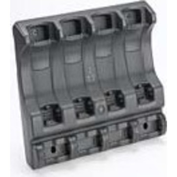 Four slot charge only cradle with spare battery charging