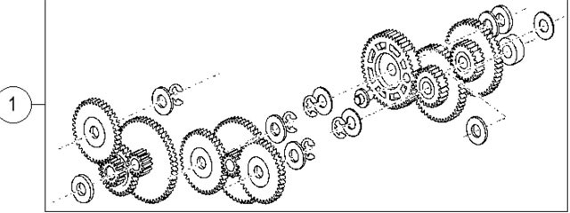 KIT DRIVE GEARS TTP21X0