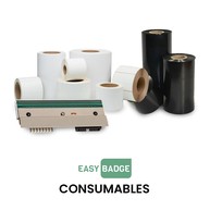 EasyBadge 3.0 YMCKO Full Colour Ribbon (100 Prints) image