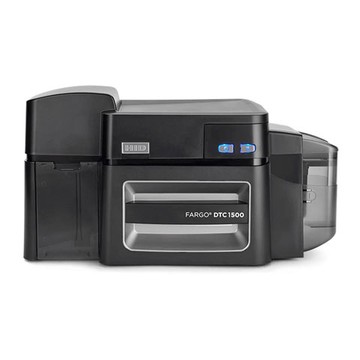 HID DTC1500 Card Printer Dual-Sided, Rewrite Support, 100-card Hopper