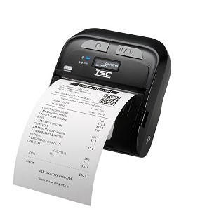TSC TDM-30 Mobile Printer 3-Inch, 203 dpi, 4 ips, Wi‑Fi, Bluetooth 4.2, Linerless Kit
