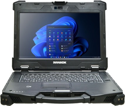 Durabook Z14I Laptop 14" FHD Touch, Sunlight Readable, Intel Core Ultra 7 155U, Wi-Fi 7, 16GB RAM, 256GB SSD
