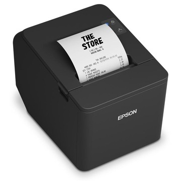Imprimante de reçus thermique Epson TM-T20IV 310mm/s, Triple Interface, Coupe Automatique, Papier 80mm/58mm, Noir