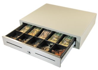 APG, VASARIO, CASH DRAWER, 320 MULTIPRO INTERFACE, ALL WHITE, 14X16