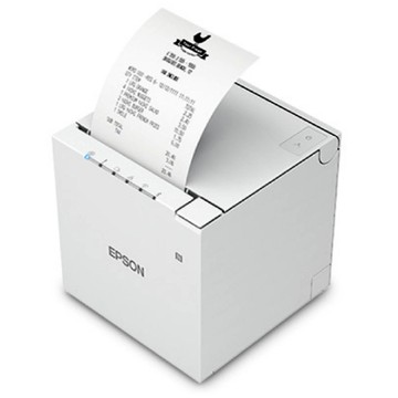 Epson TM-m30III-H (141): 203dpi, Wi-Fi, Bluetooth, Ethernet, Cutter, USB, USB-C, White
