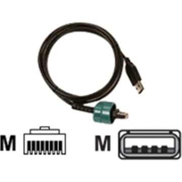 CBL 48 USB-A TO RJ-45 STRAIN RELIEF WITH 20 AWG WIRES