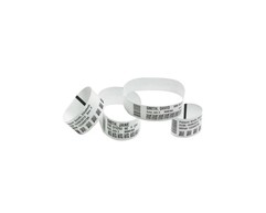 imagen de Zebra Z-Band UltraSoft Pulseras para Bebés, Blanco, 1.00in x 6.00in, Cartucho, Permanente, Térmico Directo