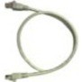 NVT Phybridge RJ45 Patch Cord, 4-pair 3' (1m) Grey Network Cable - 3.28 ft, Gray