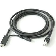 Connection cable, USB, shielded, 2 m, straight, power supply connector image