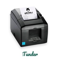 Star TSP654IIHIX, USB, Ethernet, 8 dots/mm (203 dpi), cutter, black image