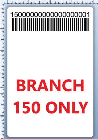 BCI DEXTER-4X6-LPN-150 Barcode Label