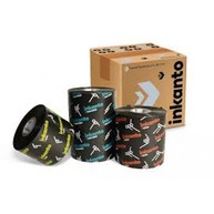 Armor AWR 8, Thermal Ribbon, Black, Wax, 110mm x 450m, Coated Side Out (CSO), (12 per box) image