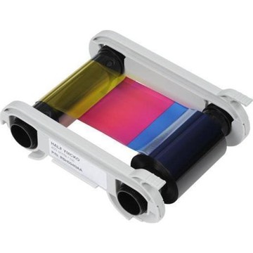 Evolis R7H006NAA Half Panel YMCKO Colour Ribbon (250 Prints)