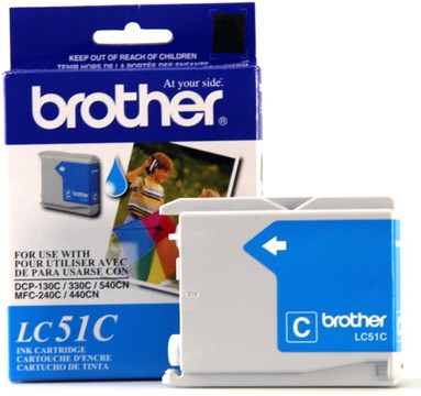 Brother LC51C Inks