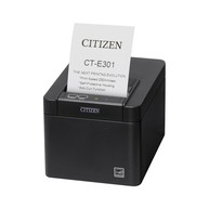 Citizen CT-E301 Receipt Printer, 250mm/s, 203dpi, USB, RS232, Ethernet, Cutter, Disinfectable Housing, Black image