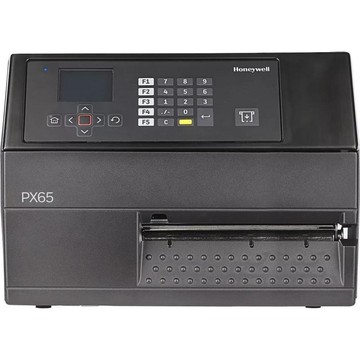 Honeywell PX65A Label Printer, 300 dpi, 225mm/sec, Ethernet/Wi‑Fi, RS-232/USB, 256MB RAM, Color Display
