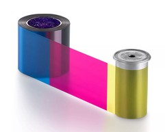 Entrust 525100-004 YMCKT Colour Ribbon (500 Prints) image