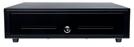 Cash Drawer, Black, 13Wx13D, Printer Driven, 4Bill-5Coin, 2 Media Slots, Cable Included image