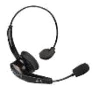 Zebra HS3100 Bluetooth Headset with Headband and Boom Microphone image