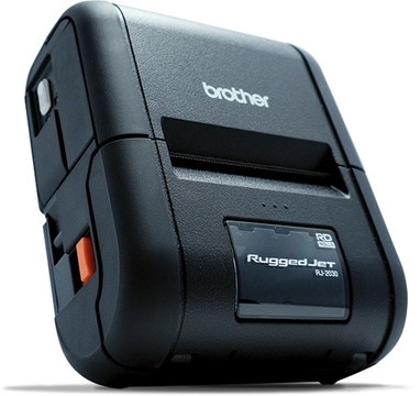 Brother RuggedJet 2140 Mobile Receipt and Label Printer 2-Inch, Wi-Fi, Direct Thermal, 203dpi, 6ips, Rugged