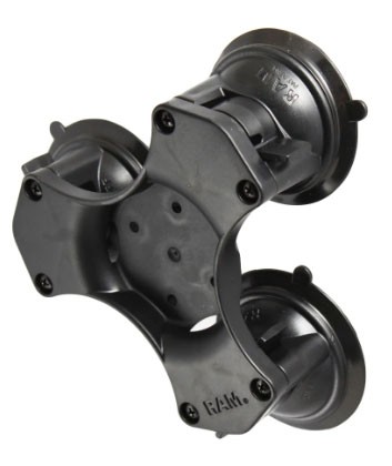 RAMÓÿTwist-LockÉÿTriple Suction Cup Base with AMPS