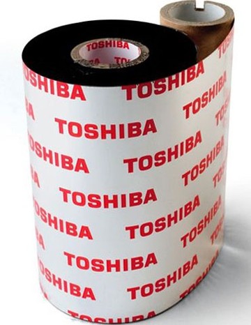 Ribbon Toshiba AW1F + wax, black + 110 mm x 400 m, 10 rolls/box, minimum order 10 rolls