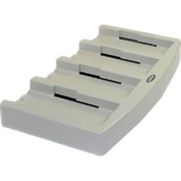 4-slot battery charger inkl. power supply and DC-line cord, please order separately: unit-specific charging bay's, power cord (3-pin)