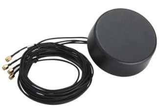 Antena 4G/5G/GPS, cable 1 m, 4x SMA