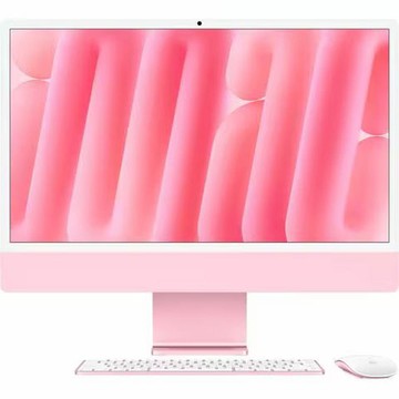 Apple iMac 24 M4 Tout-en-Un Bureau, 24 Go RAM, 512 Go SSD, Rose, CPU 10 Cœurs/ GPU 10 Cœurs