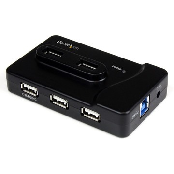 6 Port USB 3.0 / USB 2.0 Combo Hub with 2A Charging Port
