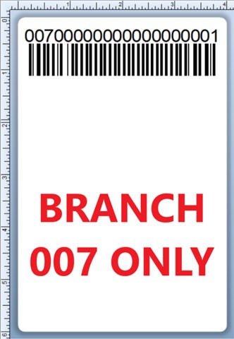 BCI DEXTER-4X6-LPN-007 Barcode Label