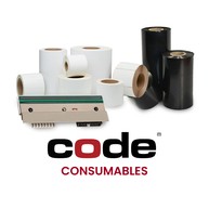CODE, PDC CONSUMABLES, HEALTHCARE WRISTBAND SCANBAND SOFT, PEDIATRIC 1"X7", 350/CARRRIER, 6 CARRIERS PER BOX, WHITE image