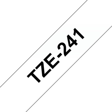 BROTHER MOBILE, 0.7 IN X 26.2 FT (18MM X 8M), BLACK INK ON WHITE LABEL, 2 PACK