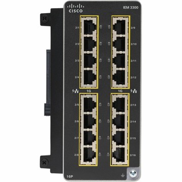 Cisco Catalyst Gigabit Ethernet Expansion Module - IEM-3300-16P=