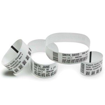 Pulseras Zebra Z-Band, Adhesivo Permanente, Térmico Directo, Libre de Látex