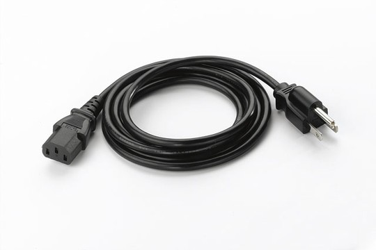 Zebra power cord, C13, US