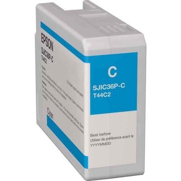 Ink Cartridge Cyan SJIC36P(C) to Epson ColorWorks C6500/C6000